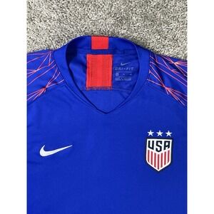Nike USA Soccer Squad Jersey Women's Size XL Dri-Fit Blue CJ4260-443 Shirt